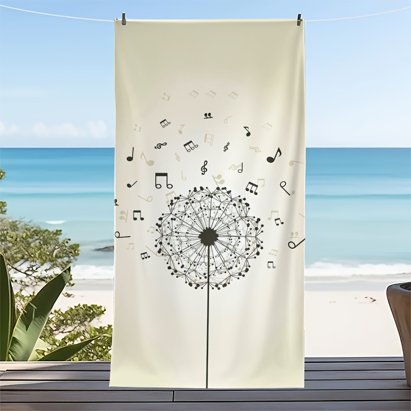 Spa Wellness Retreat - Traumhaftes Badetuch mit Schwebemuster, Weich und