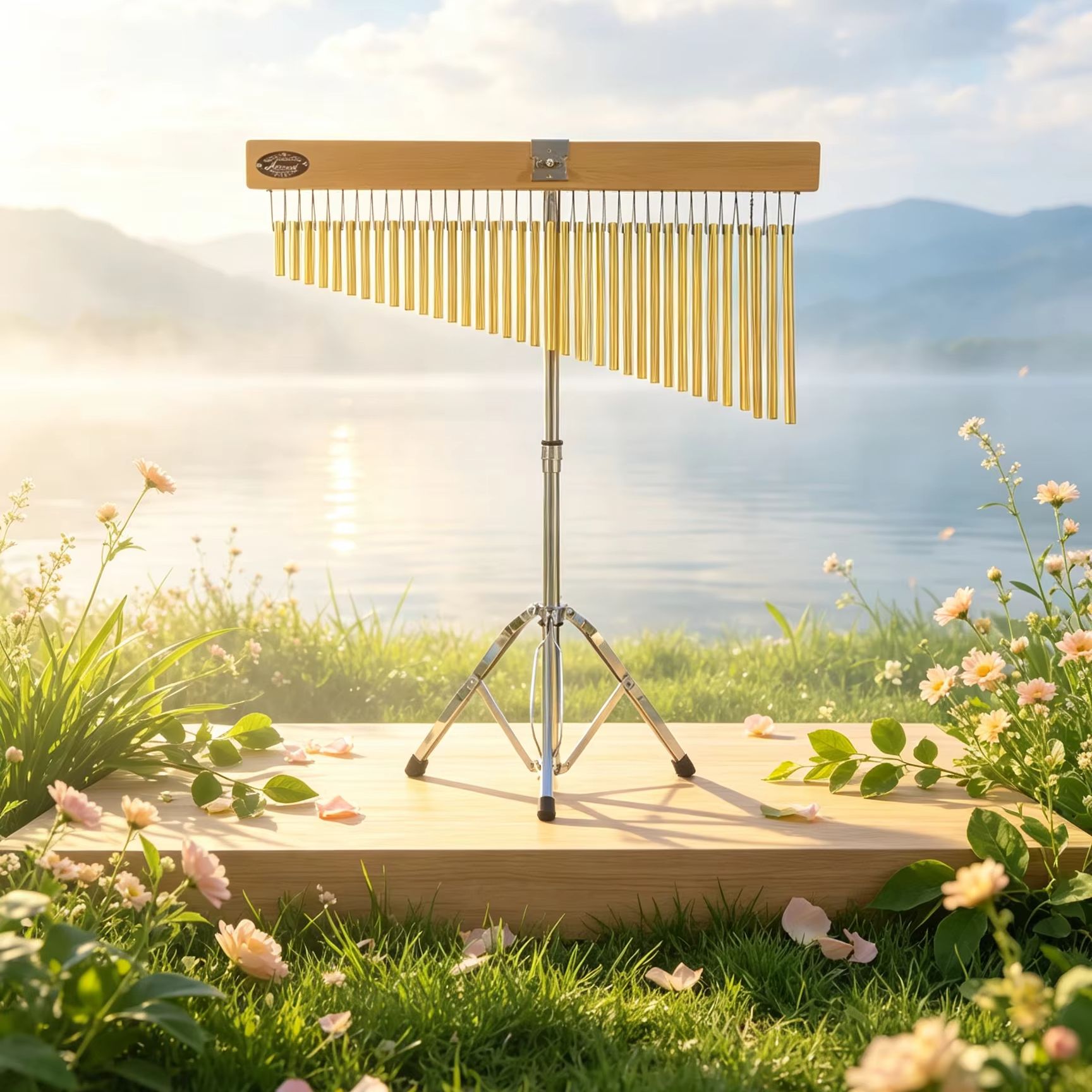 Relax - Spa & Wellness - YUN QI QING YIN 36-Ton Goldbarren-Klangspiele