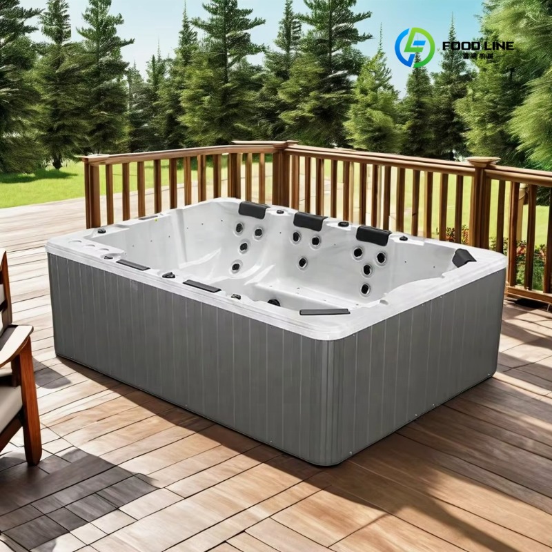 Spa Wellness Retreat - FL Maßgefertigter Smart-Whirlpool - Bluetooth-Musiksystem &