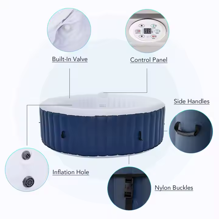 Aufblasbarer Whirlpool für 6 P – Spa & Wellness Centre Lielupe Bewertung und Preis