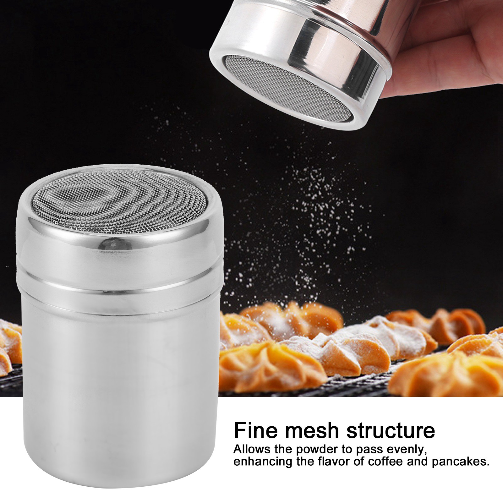 Feinmaschiger Pulverschüttler  – Sugar Scrub Coffee Bewertung und Preis